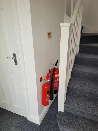 Fire alarm intercom fire extinguisher