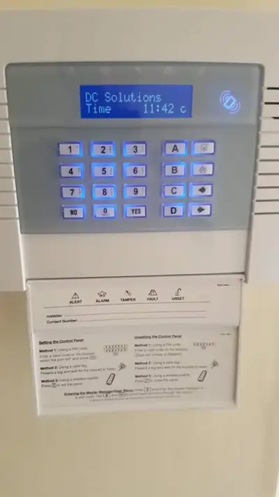 Pyronix intruder alarm servicing